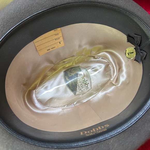 VINTAGE AUTHENTIC DOBBS FIFTH AVENUE FEDORA - Picture 5 of 7